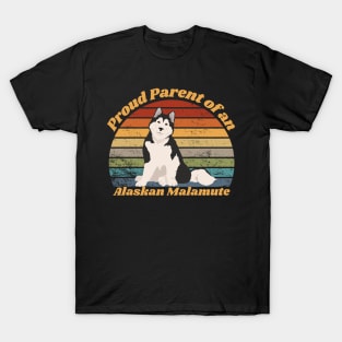 Proud Parent an Alaskan Malamute T-Shirt